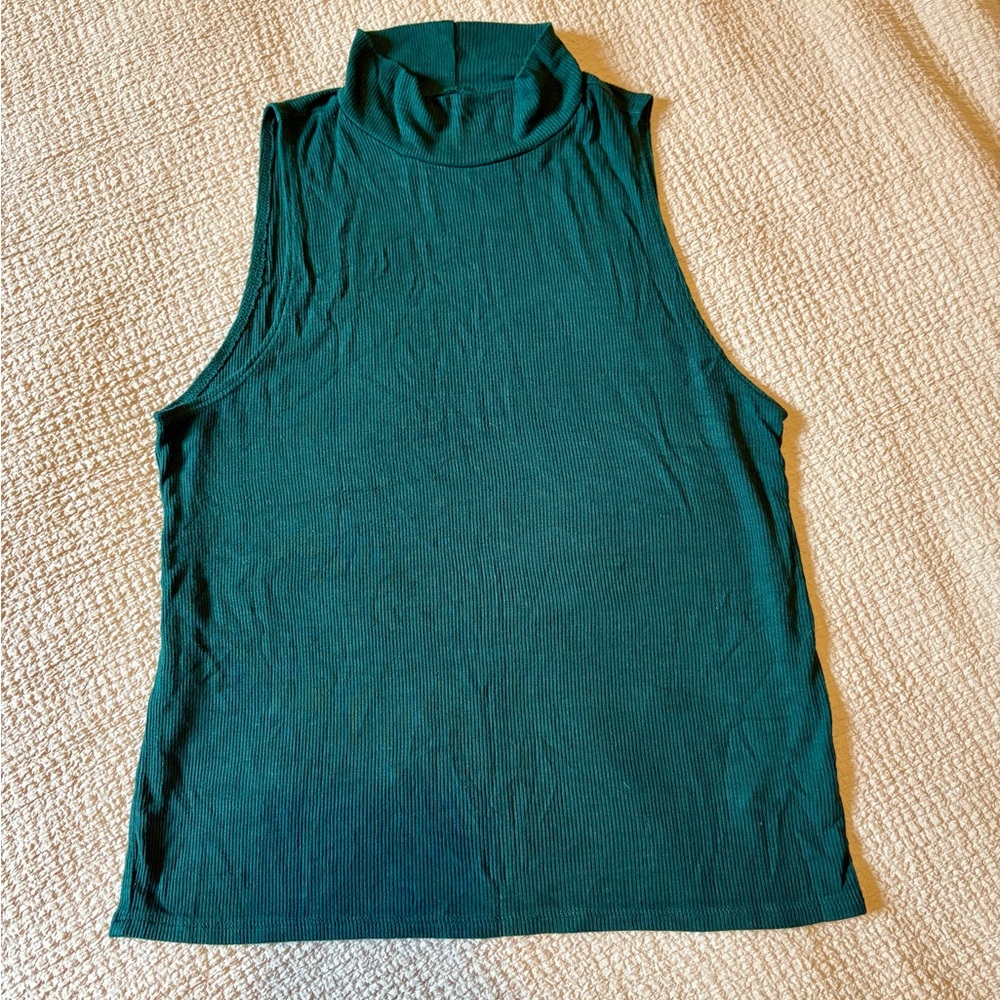 American Eagle Sleeveless Turtleneck Top